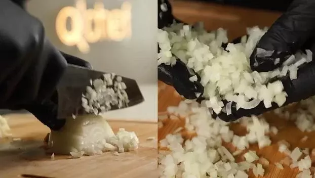 Days of crying cutting onions are over! Chef teaches infallible trick