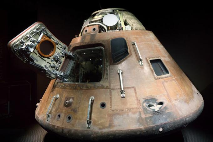 The Columbia module was heavily shielded against radiation.