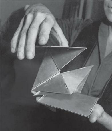 „Bicho de Pocket“, sochařský objekt vyrobený Lygií Clark, v otázce Enem o neokonkretismu.