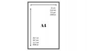 Dimensioni del foglio: dimensioni del foglio A4, A2, A3 e altro