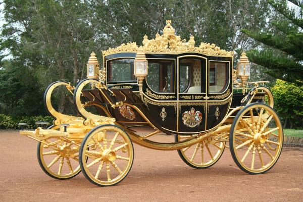 Dijamantna jubilarna kočija, koja će se koristiti na krunidbi kralja Charlesa III.