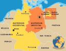 Jerman Timur: peta, asal, ekonomi, dan budaya