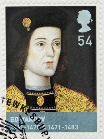 Едвард IV, син Річарда Йоркського, став королем Англії після перемоги над Генріхом VI. *