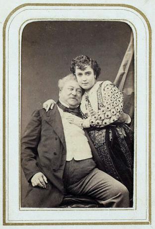 Alexandre Dumas og Adah Menken.