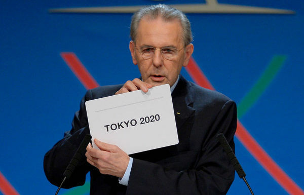 Predsednik MOK Jacques Rogge napoveduje Tokio kot gostitelja olimpijskih iger 2020. (Zasluge: Reprodukcija COI / Olympic.org)