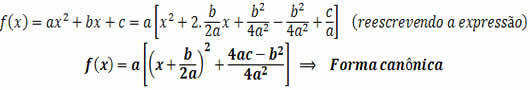 Quadratic function in canonical form. Canonical form of the quadratic function