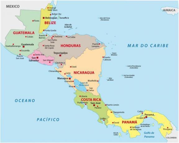Pays d'Amérique centrale