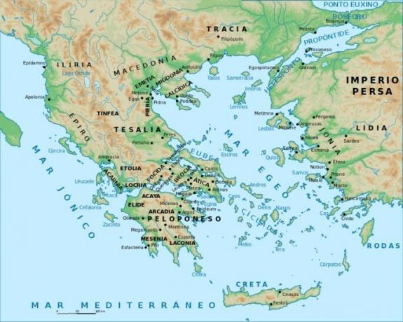 Harta Greciei Antice