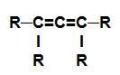 Структурна формула алкадієну