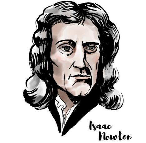 Isaac Newton byl fyzik a matematik a významně přispěl do obou oblastí.