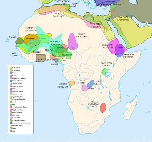 Afrika, prieš Europos kolonizaciją