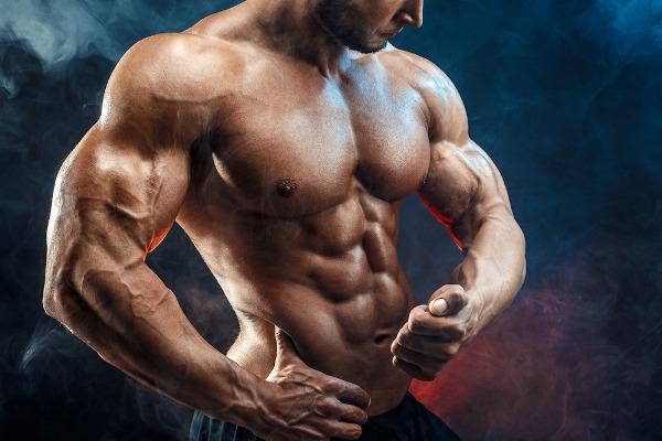 Развитието на мускулна маса насърчава увеличаването на чистата маса.