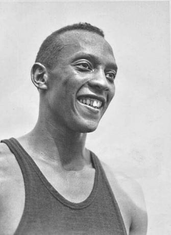 Jesse Owens im Jahr 1936.