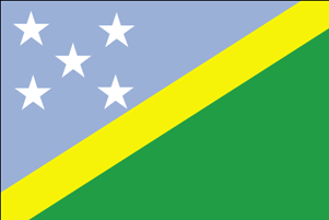 Vlajka Šalamounových ostrovů 