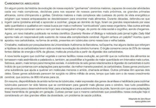 Text „Carbohydrates absolved“, Jairo Bouer, upravený Funriom na otázku o zvýraznení paroxytónov.