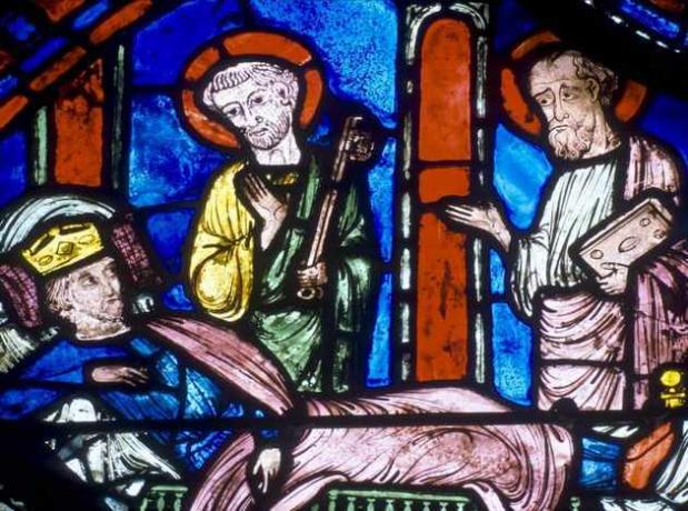 middelaldersk glassmaleri