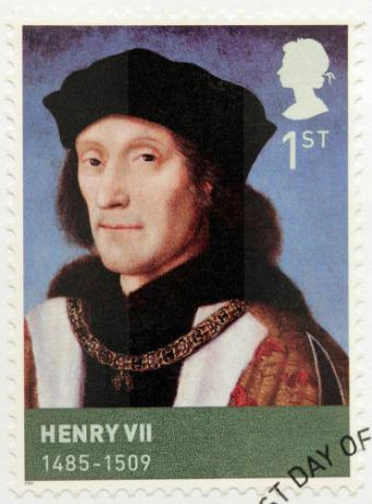 Генрі Тюдор переміг Річарда III в битві при Босворт-Філді і став Генріхом VII. *