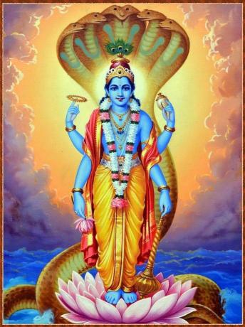 image of the god Vishnu
