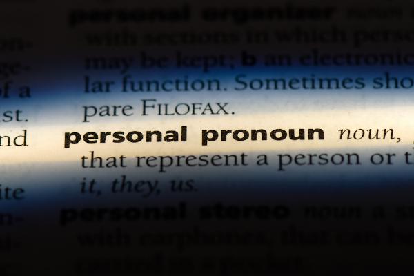 Pronomi personali: pronomi personali in inglese