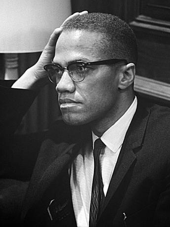 Malcolm X a fekete mozgalom egyik vezetője volt az Egyesült Államokban.