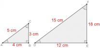 Vad är likheten mellan trianglar?